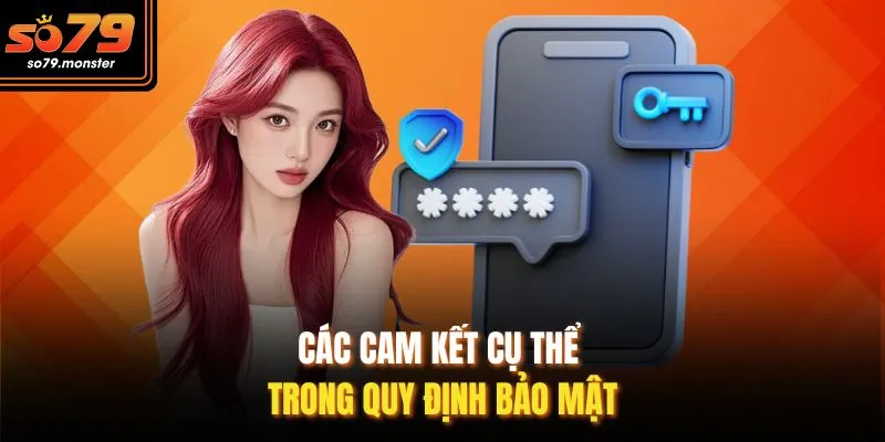Các cam kết cụ thể trong quy định bảo mật